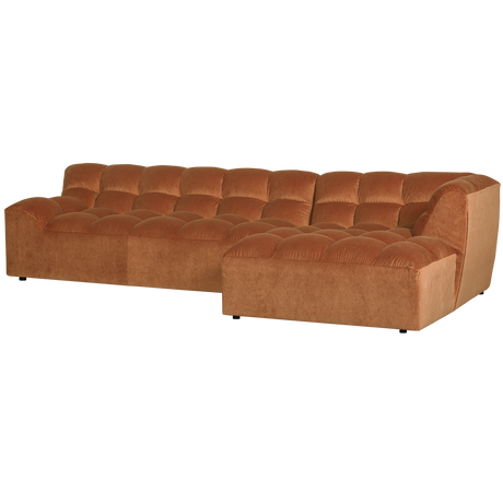 Allure Chaise Longue Rechts Velvet Terra van WOOOD – Luxe comfort op maat van PureWonen. Vraag naar de beste prijs.