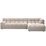 Allure Chaise Longue Rechts Geweven Stof Naturel Melange van WOOOD – Luxe comfort op maat van PureWonen. Vraag naar de beste prijs.