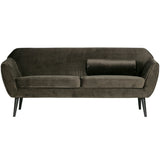 Rocco Sofa 187 Cm Fluweel Warm Groen