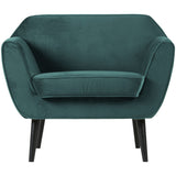 Rocco Fauteuil Fluweel Teal