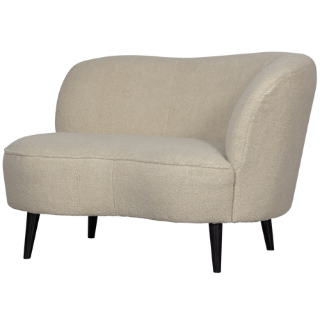 Sara Lounge Fauteuil Rechts Teddy Off White van WOOOD – Luxe comfort op maat van PureWonen. Vraag naar de beste prijs.