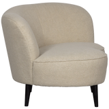 Sara Lounge Fauteuil Rechts Teddy Off White van WOOOD – Luxe comfort op maat van PureWonen. Vraag naar de beste prijs.