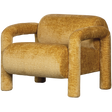Lenny Fauteuil In Grove Textuur Goud/Geel van WOOOD – Luxe comfort op maat van PureWonen. Vraag naar de beste prijs.