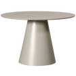 Jorre Eettafel Mdf Antique Beige O120 Cm van WOOOD - laagste prijs offerte van PureWonen