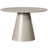 Jorre Eettafel Mdf Antique Beige O120 Cm van WOOOD - laagste prijs offerte van PureWonen