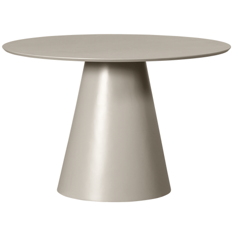 Jorre Eettafel Mdf Antique Beige O120 Cm van WOOOD - laagste prijs offerte van PureWonen