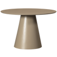 Jorre Eettafel Mdf Militair Bruin O120 Cm van WOOOD – Luxe comfort op maat van PureWonen. Vraag naar de beste prijs.