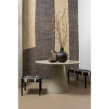 Jorre Eettafel Mdf Antique Beige O120 Cm van WOOOD - laagste prijs offerte van PureWonen