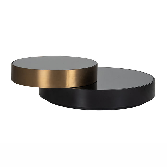 Salontafel Slice (Black/gold)