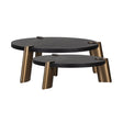 Salontafel Brody set van 2 (Charcoal) van Richmond Interiors – Luxe comfort op maat van PureWonen. Vraag naar de beste prijs.