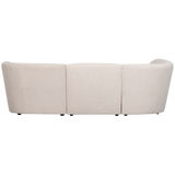 Coco 3 Zits Ronding Links Boucle Creme van WOOOD – Luxe comfort op maat van PureWonen. Vraag naar de beste prijs.