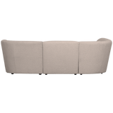 Coco 3 Zits Ronding Links Boucle Zand van WOOOD – Luxe comfort op maat van PureWonen. Vraag naar de beste prijs.