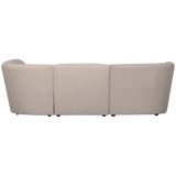 Coco 3 Zits Ronding Rechts Boucle Zand van WOOOD – Luxe comfort op maat van PureWonen. Vraag naar de beste prijs.
