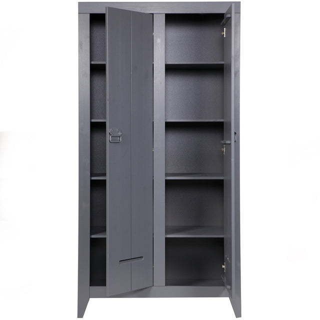 Kluiskast Geborsteld Steel Grey [Fsc] van WOOOD – Luxe comfort op maat van PureWonen. Vraag naar de beste prijs.