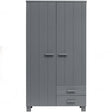 Dennis Kast Met Laden Grenen Steel Grey Geborsteld [Fsc] van WOOOD – Luxe comfort op maat van PureWonen. Vraag naar de beste prijs.