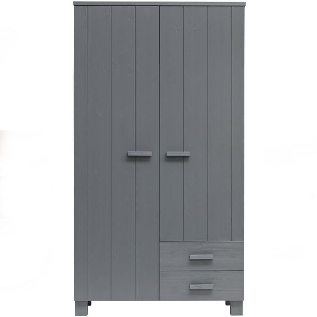 Dennis Kast Met Laden Grenen Steel Grey Geborsteld [Fsc] van WOOOD – Luxe comfort op maat van PureWonen. Vraag naar de beste prijs.