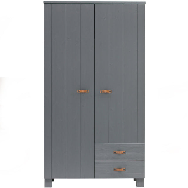 Dennis Kast Met Laden Grenen Steel Grey Leren Greep [Fsc] van WOOOD – Luxe comfort op maat van PureWonen. Vraag naar de beste prijs.