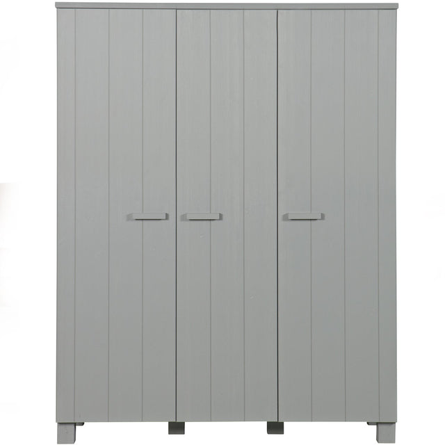 Dennis 3 Deurs Kast Grenen Betongrijs Geborsteld [Fsc] van WOOOD – Luxe comfort op maat van PureWonen. Vraag naar de beste prijs.
