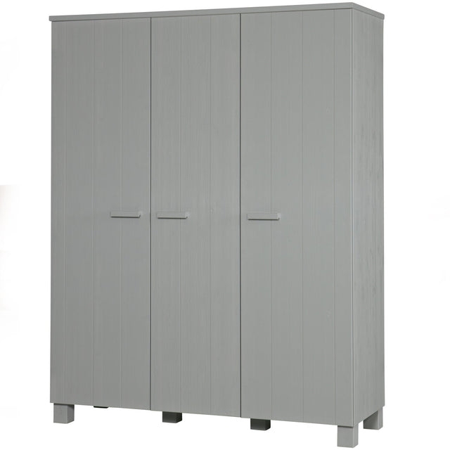 Dennis 3 Deurs Kast Grenen Betongrijs Geborsteld [Fsc] van WOOOD – Luxe comfort op maat van PureWonen. Vraag naar de beste prijs.