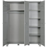 Dennis 3 Deurs Kast Grenen Betongrijs Geborsteld [Fsc] van WOOOD – Luxe comfort op maat van PureWonen. Vraag naar de beste prijs.