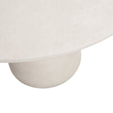 Damon Eettafel Betonlook Wit 76x O100 van WOOOD – Luxe comfort op maat van PureWonen. Vraag naar de beste prijs.