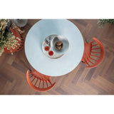 Damon Eettafel Betonlook Wit 76x O100 van WOOOD – Luxe comfort op maat van PureWonen. Vraag naar de beste prijs.