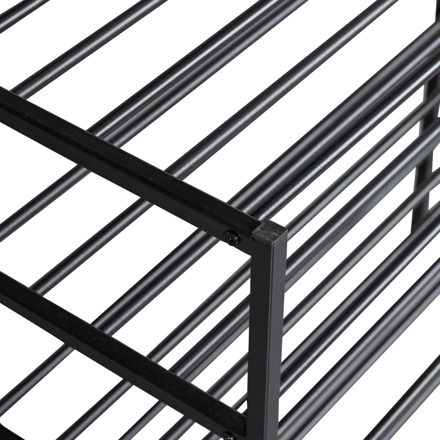 Ferro Schoenenrek Stapel V 4 Metaal Zwart van WOOOD – Luxe comfort op maat van PureWonen. Vraag naar de beste prijs.