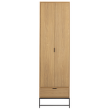 Silas Hoge Kast Eiken Decor [Fsc] van WOOOD – Luxe comfort op maat van PureWonen. Vraag naar de beste prijs.