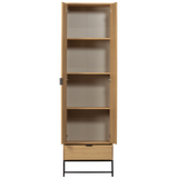 Silas Hoge Kast Eiken Decor [Fsc] van WOOOD – Luxe comfort op maat van PureWonen. Vraag naar de beste prijs.