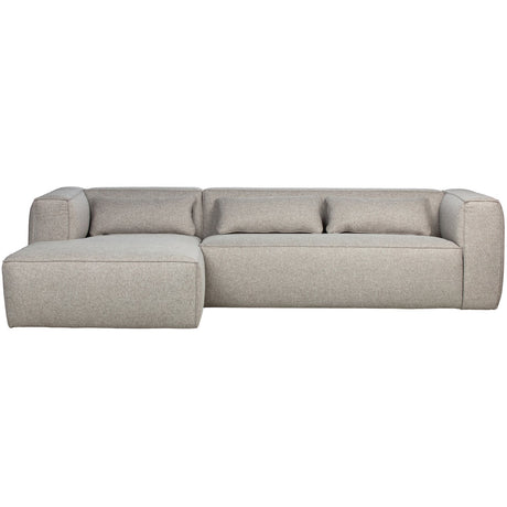Bean Hoekbank Links Incl. Kussens Lichtgrijs Gemeleerd van WOOOD – Luxe comfort op maat van PureWonen. Vraag naar de beste prijs.