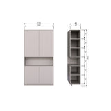 Finca Opbergkast 110 Cm Grenen Mist [Fsc] van WOOOD – Luxe comfort op maat van PureWonen. Vraag naar de beste prijs.