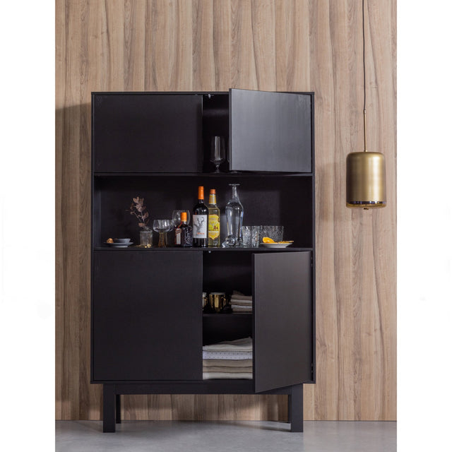 Safa Hanglamp Verticaal Metaal Glas Brass van WOOOD – Luxe comfort op maat van PureWonen. Vraag naar de beste prijs.