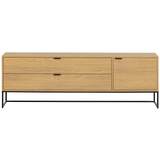 Silas Tv Meubel 180 Cm Eiken Decor [Fsc] van WOOOD – Luxe comfort op maat van PureWonen. Vraag naar de beste prijs.