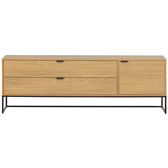 Silas Tv Meubel 180 Cm Eiken Decor [Fsc] van WOOOD – Luxe comfort op maat van PureWonen. Vraag naar de beste prijs.