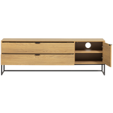 Silas Tv Meubel 180 Cm Eiken Decor [Fsc] van WOOOD – Luxe comfort op maat van PureWonen. Vraag naar de beste prijs.