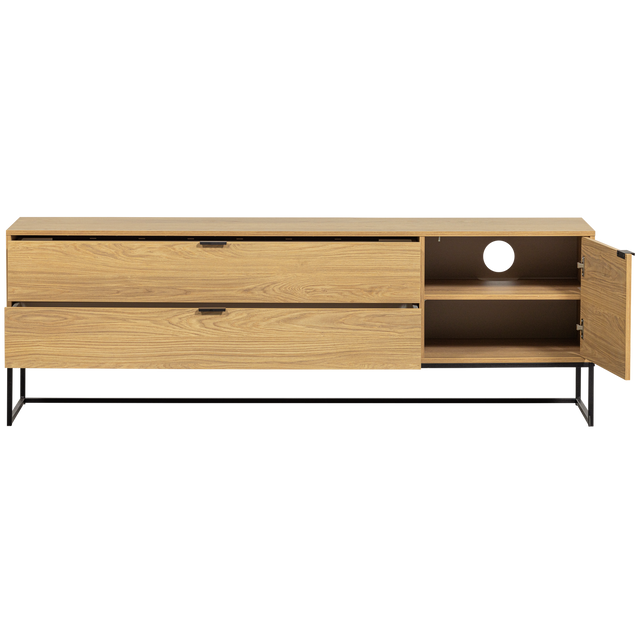 Silas Tv Meubel 180 Cm Eiken Decor [Fsc] van WOOOD – Luxe comfort op maat van PureWonen. Vraag naar de beste prijs.