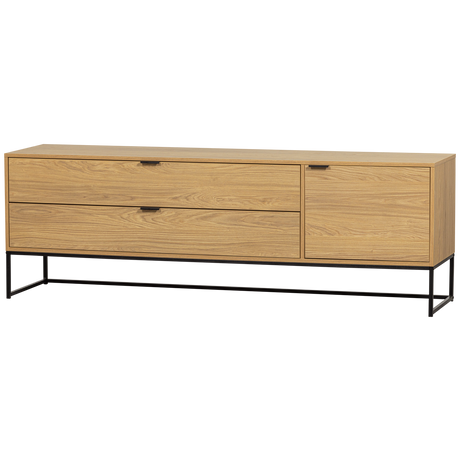 Silas Tv Meubel 180 Cm Eiken Decor [Fsc] van WOOOD – Luxe comfort op maat van PureWonen. Vraag naar de beste prijs.