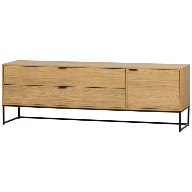 Silas Tv Meubel 180 Cm Eiken Decor [Fsc] van WOOOD – Luxe comfort op maat van PureWonen. Vraag naar de beste prijs.