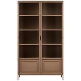 Ronja Vitrinekast Xl Metaal Military Brown van WOOOD – Luxe comfort op maat van PureWonen. Vraag naar de beste prijs.