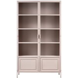Ronja Vitrinekast Xl Metaal Soft Pink van WOOOD – Luxe comfort op maat van PureWonen. Vraag naar de beste prijs.