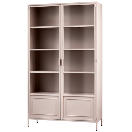 Ronja Vitrinekast Xl Metaal Soft Pink van WOOOD – Luxe comfort op maat van PureWonen. Vraag naar de beste prijs.