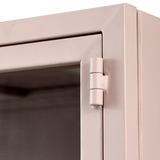 Ronja Vitrinekast Xl Metaal Soft Pink van WOOOD – Luxe comfort op maat van PureWonen. Vraag naar de beste prijs.
