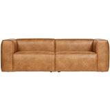 Bean 3,5 Zits Bank Cognac van WOOOD - laagste prijs offerte van PureWonen