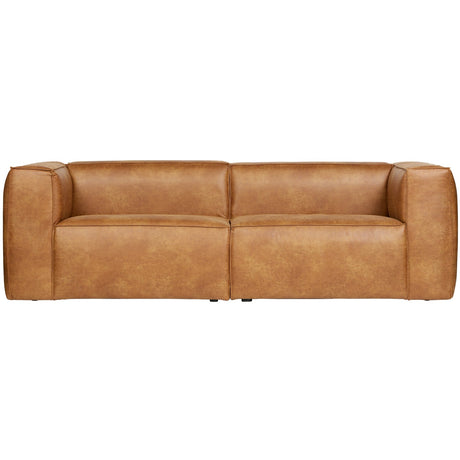Bean 3,5 Zits Bank Cognac van WOOOD - laagste prijs offerte van PureWonen