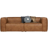 Bean 3,5 Zits Bank Cognac van WOOOD - laagste prijs offerte van PureWonen