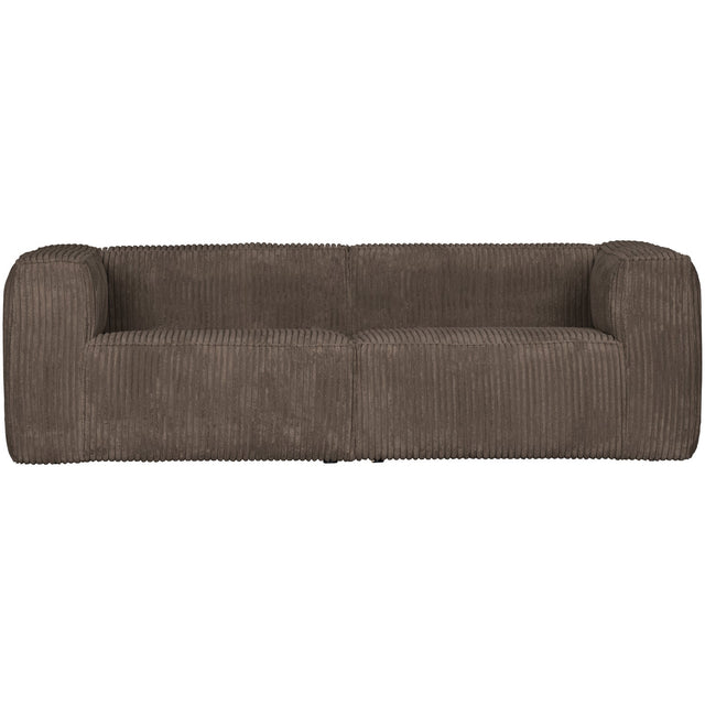 Bean 3,5 Zits Bank Grove Ribstof Mud van WOOOD – Luxe comfort op maat van PureWonen. Vraag naar de beste prijs.