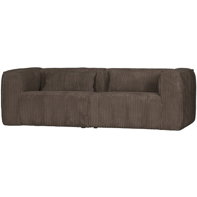 Bean 3,5 Zits Bank Grove Ribstof Mud van WOOOD – Luxe comfort op maat van PureWonen. Vraag naar de beste prijs.