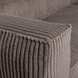 Bean 3,5 Zits Bank Grove Ribstof Mud van WOOOD – Luxe comfort op maat van PureWonen. Vraag naar de beste prijs.