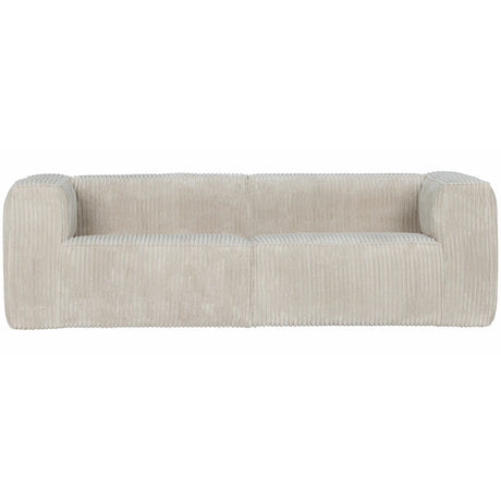 Bean 3,5 Zits Bank Grove Ribstof Naturel van WOOOD – Luxe comfort op maat van PureWonen. Vraag naar de beste prijs.