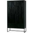 Silas 2 Deurs Kast Essen Blacknight [Fsc] van WOOOD – Luxe comfort op maat van PureWonen. Vraag naar de beste prijs.